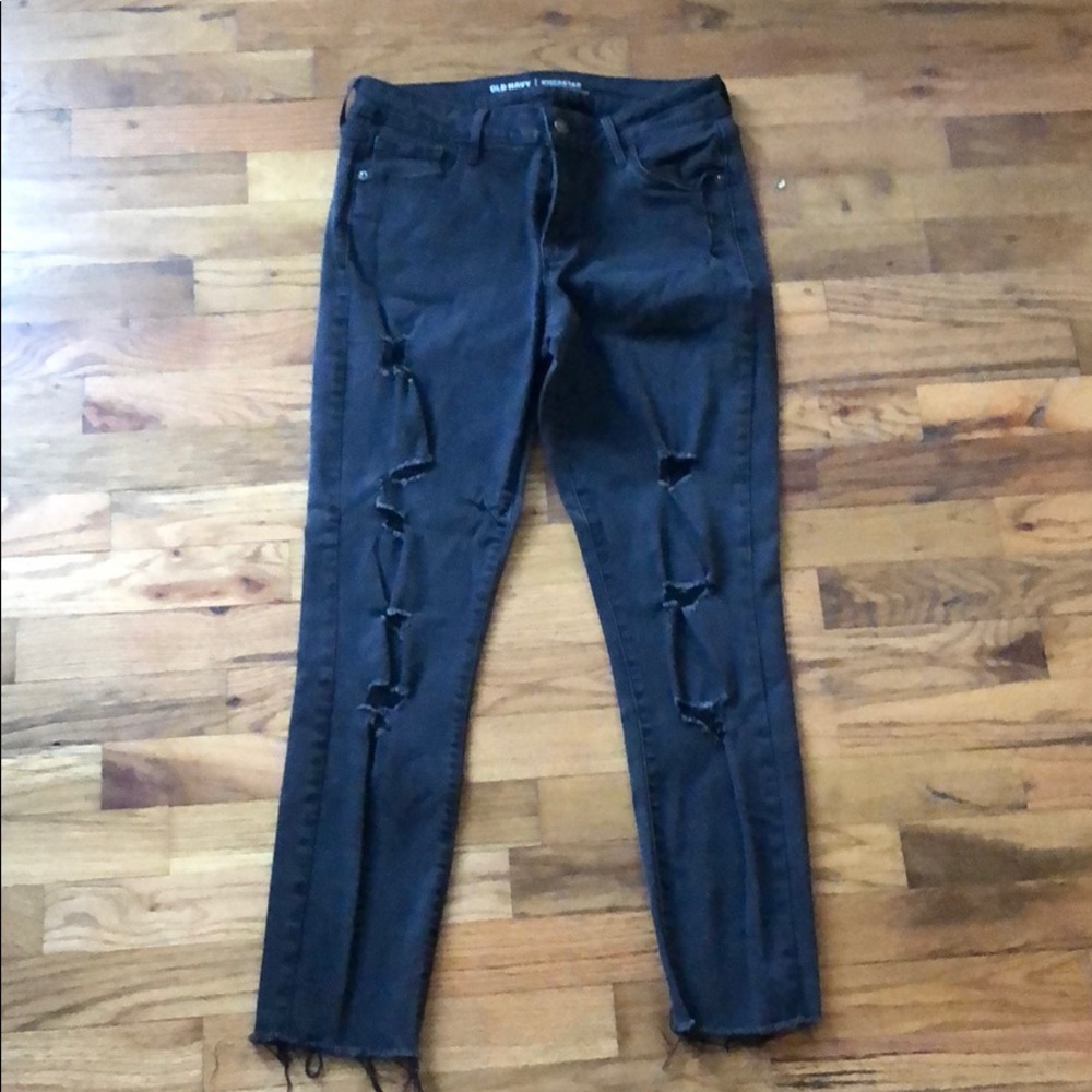 Black skinny jeans